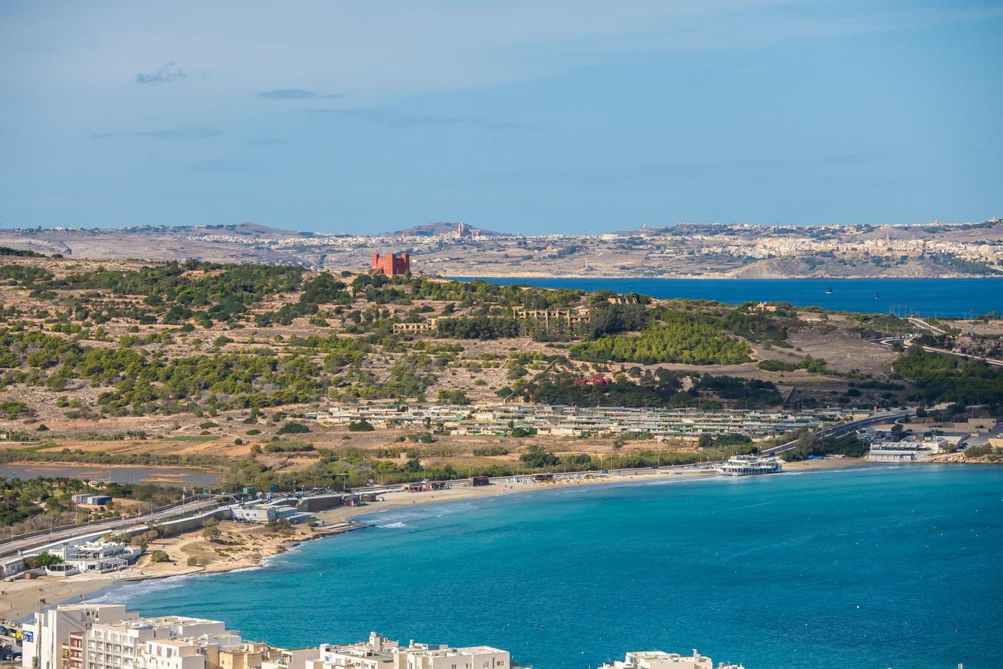 Clifftop Modern Apartment Mellieħa Buitenkant foto
