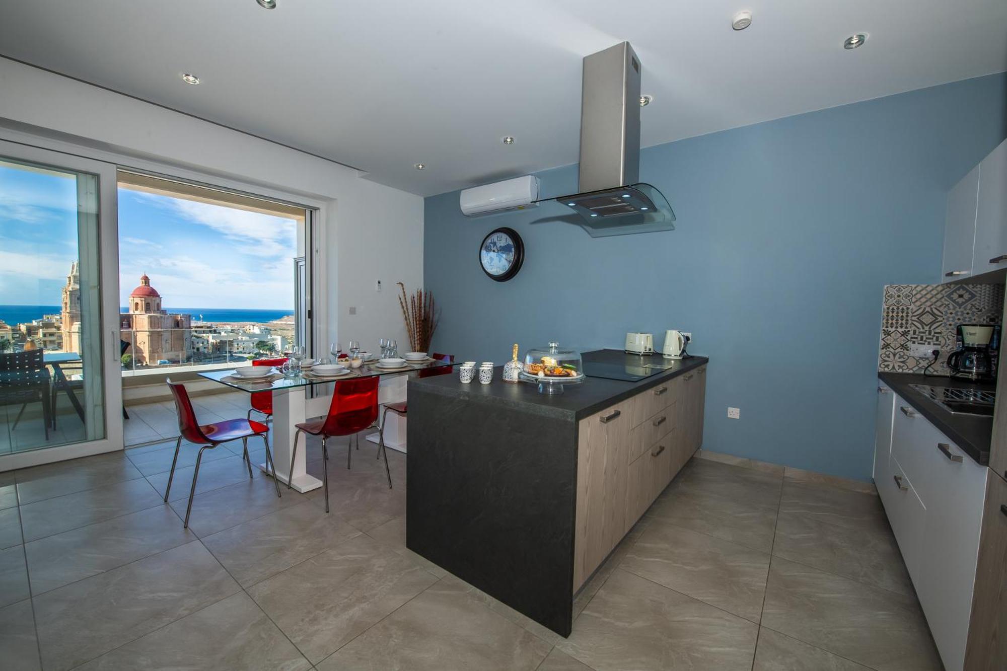 Clifftop Modern Apartment Mellieħa Buitenkant foto